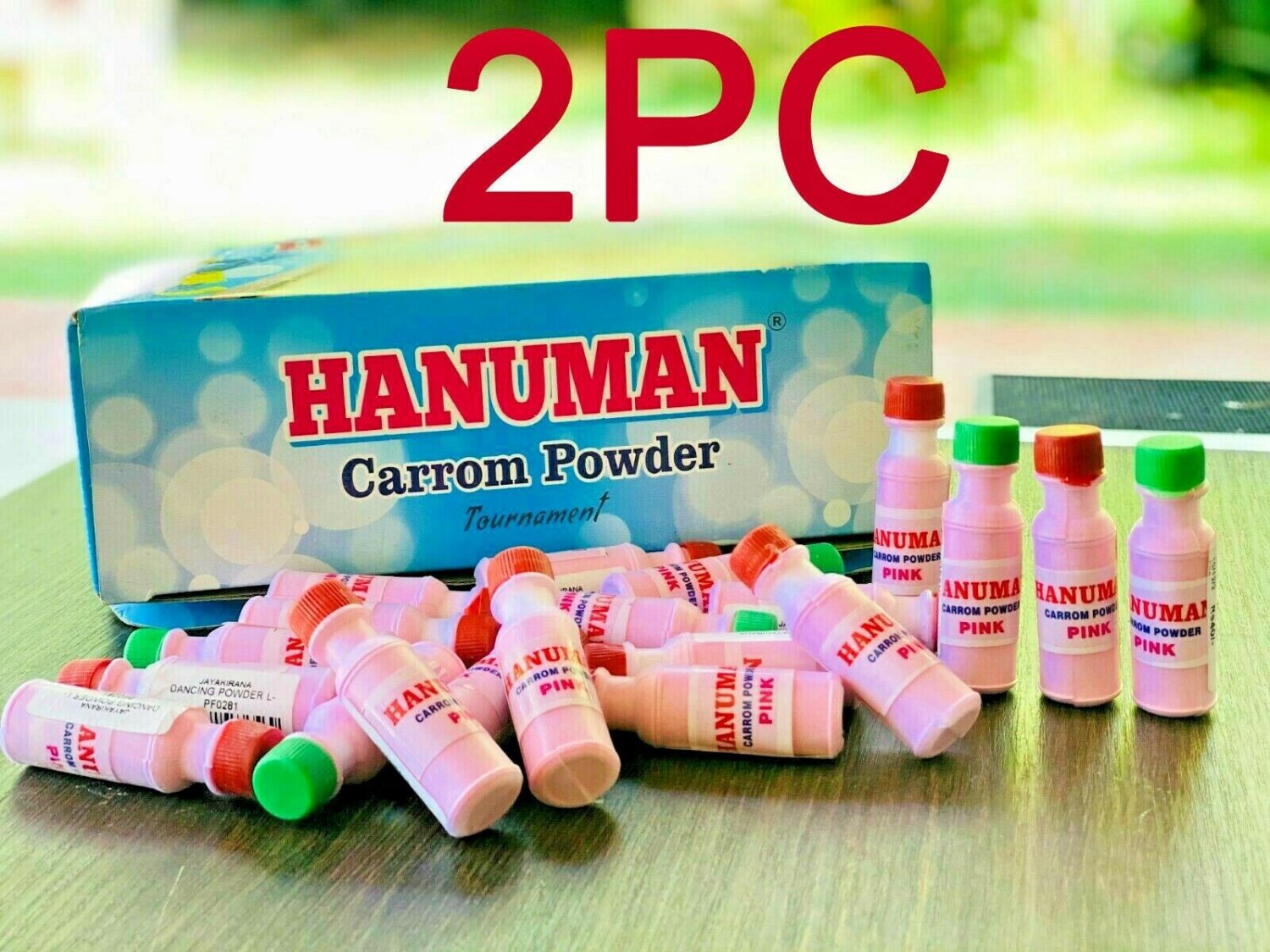 2Pc Carrom Board Disco Powder Carom Boric DANCING powders sprinkle Champion