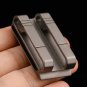 Titanium Waist Belt Buckle Titanium Alloy Double Clip Pocket Tools Waist Keyring