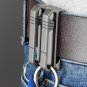 Titanium Waist Belt Buckle Titanium Alloy Double Clip Pocket Tools Waist Keyring