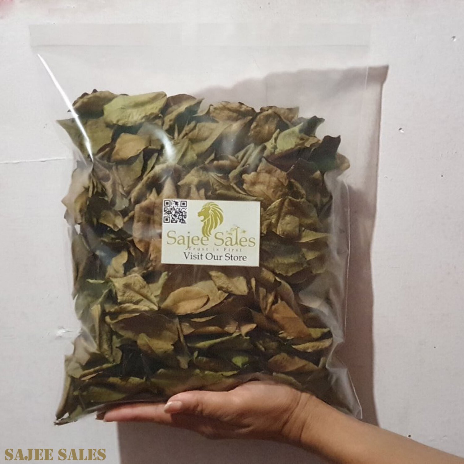 Organic Kaffir Lime Leaves Dried 2 lb Thai Cooking Tea Fresh Ceylon Spice Herb
