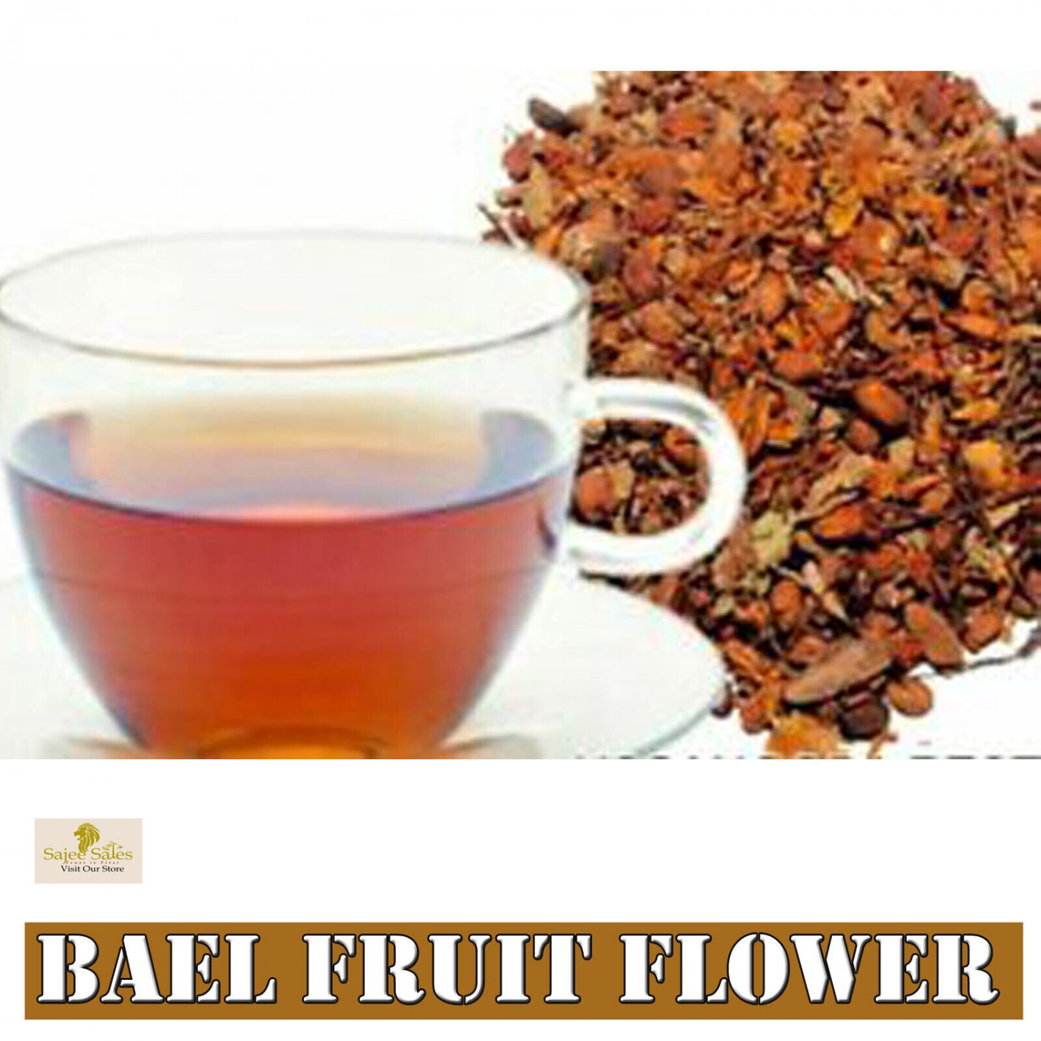 Organic Bael Fruit Flower Beli Mal Herbal Drink 100g - From Sri Lanka