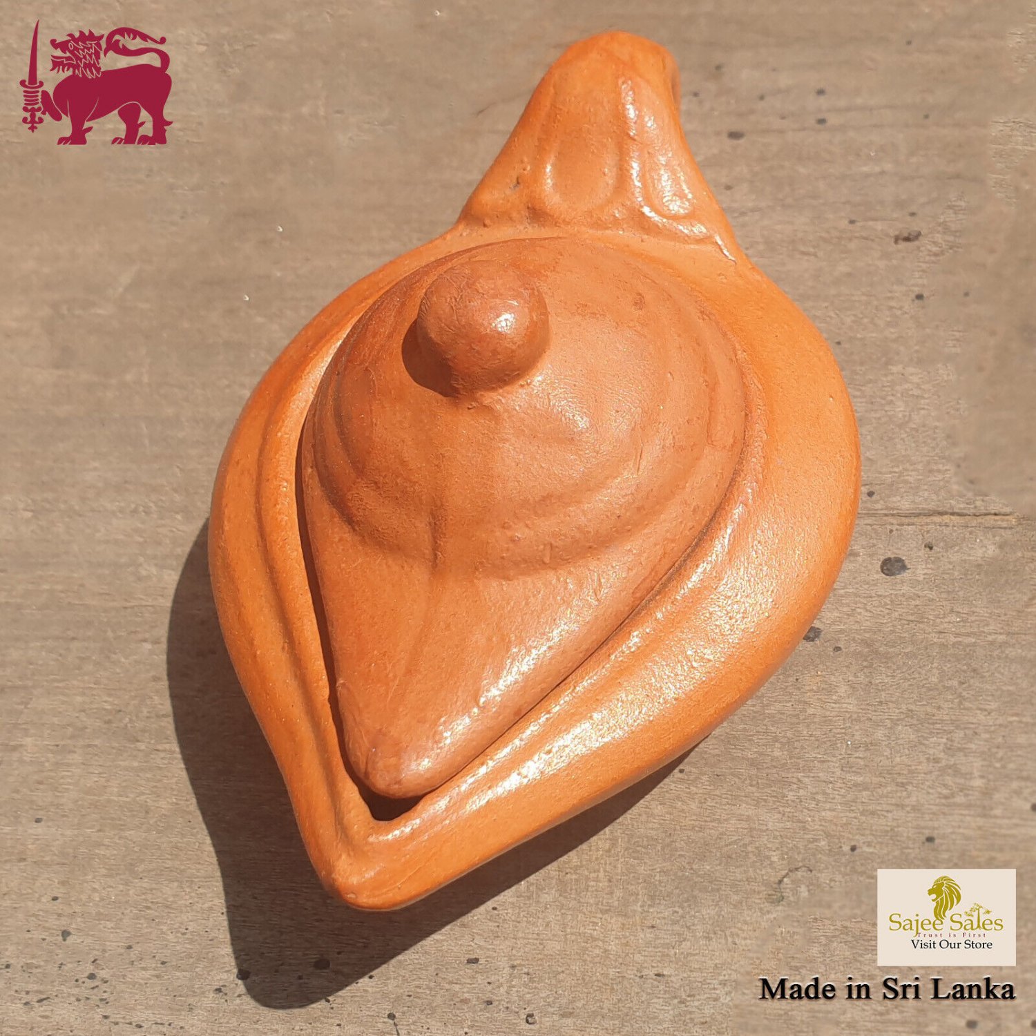 Aladin Type Pure Classic Clay Lamp Separate Lid Home Vintage Decor Free Shipping