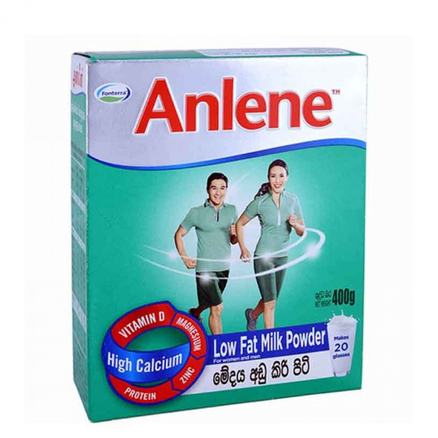 Anlene High Calcium Non Fat Healthy Low Fat Milk Powder - 400g