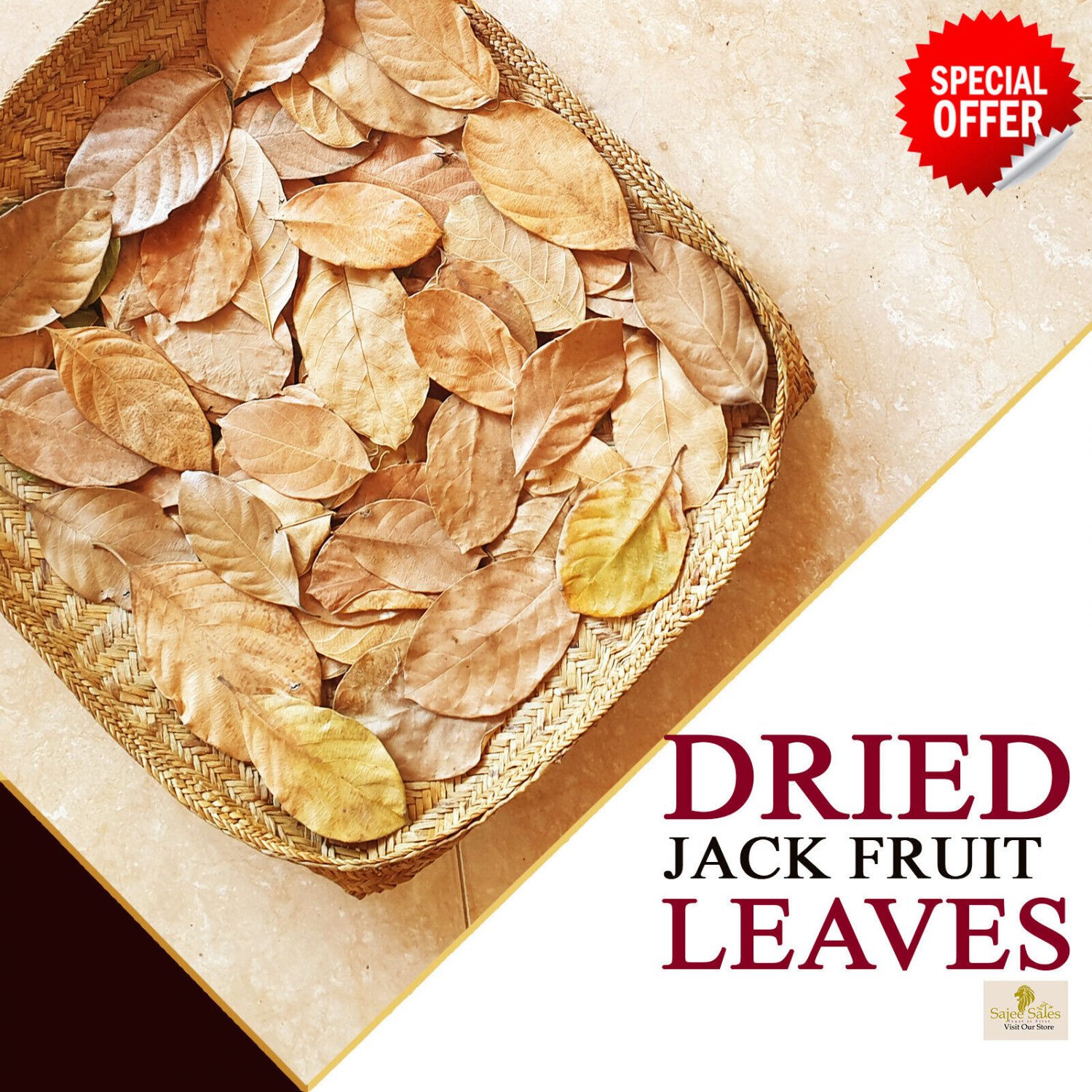 300+ Dried Jack Leaves Jackfruit Leaf Bio film Shrimp Aquarium Betta Fish Hide