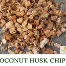 Coconut Husk Chips - 450g  | 100% Organic Growing Media Orchid & Anthurium Plant