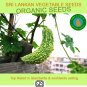 50 Bitter Gourd Seeds Vegetable Bitter Melon Luffa Chinese Carilla fruit Plant