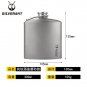 Pure Titanium Water Wine Coffee Tea Bottles Flasks Cans Portable Outdoor Camping Gear EDC Tools
