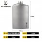 Pure Titanium Water Wine Coffee Tea Bottles Flasks Cans Portable Outdoor Camping Gear EDC Tools
