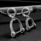 EDC Titanium Alloy Stainless Steel Rotatable Hooves buckle Vachette Clasp
