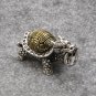 EDC 925 Silver with Brass Knife Beads Pendant - Your Essential Outdoor Companion!