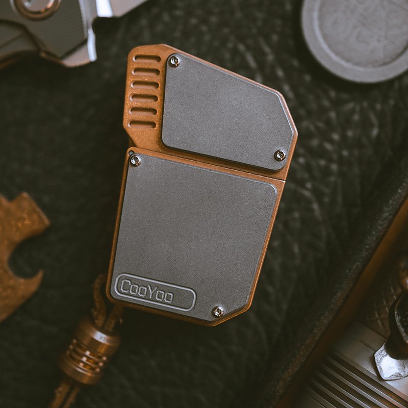 Fidget Toys Metal Punk EDC Heavy Duty Lighter High-End Gear Anti-Stress