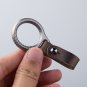 Titanium Alloy Leather Waist Belt Buckle Keychain Car Pendant EDC Outdoor Tool