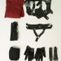 Women Ada Wong Cosplay Costume Sweater Dress Set with Gloves