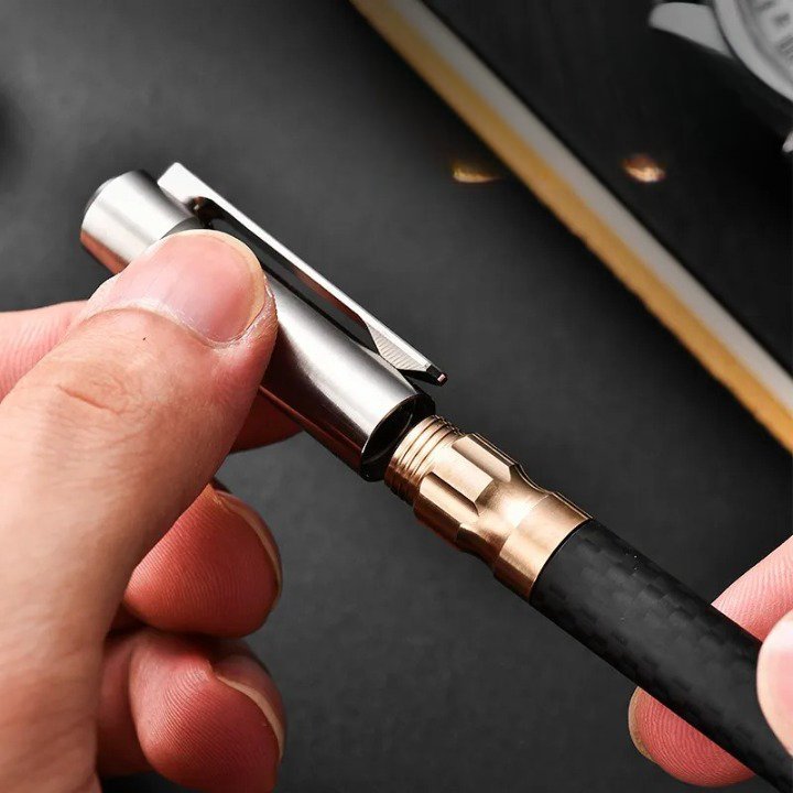 EDC Titanium Brass Pen With Business Writing Multi-functional Pen