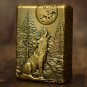 EDC 912S Brass Square Box Large Hinge Thick Shell for Lighter Inserts