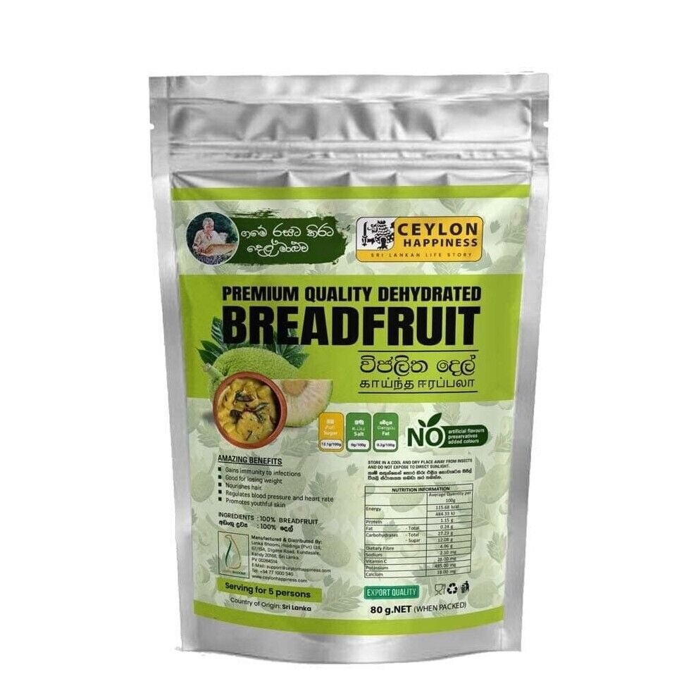 Bread Fruit Chips Dehydrated healthy Law Fat foods Certified BreadFruit Slices