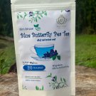 Blue Butterfly Pea Flower Tea Bags Organic Herbal Drink | Loose Leaf Whole flowe