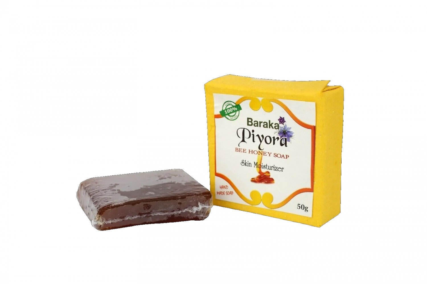 Bee Honey Soap with Black Seed Oil - Natural Moisturizer & Antioxidant Skincare