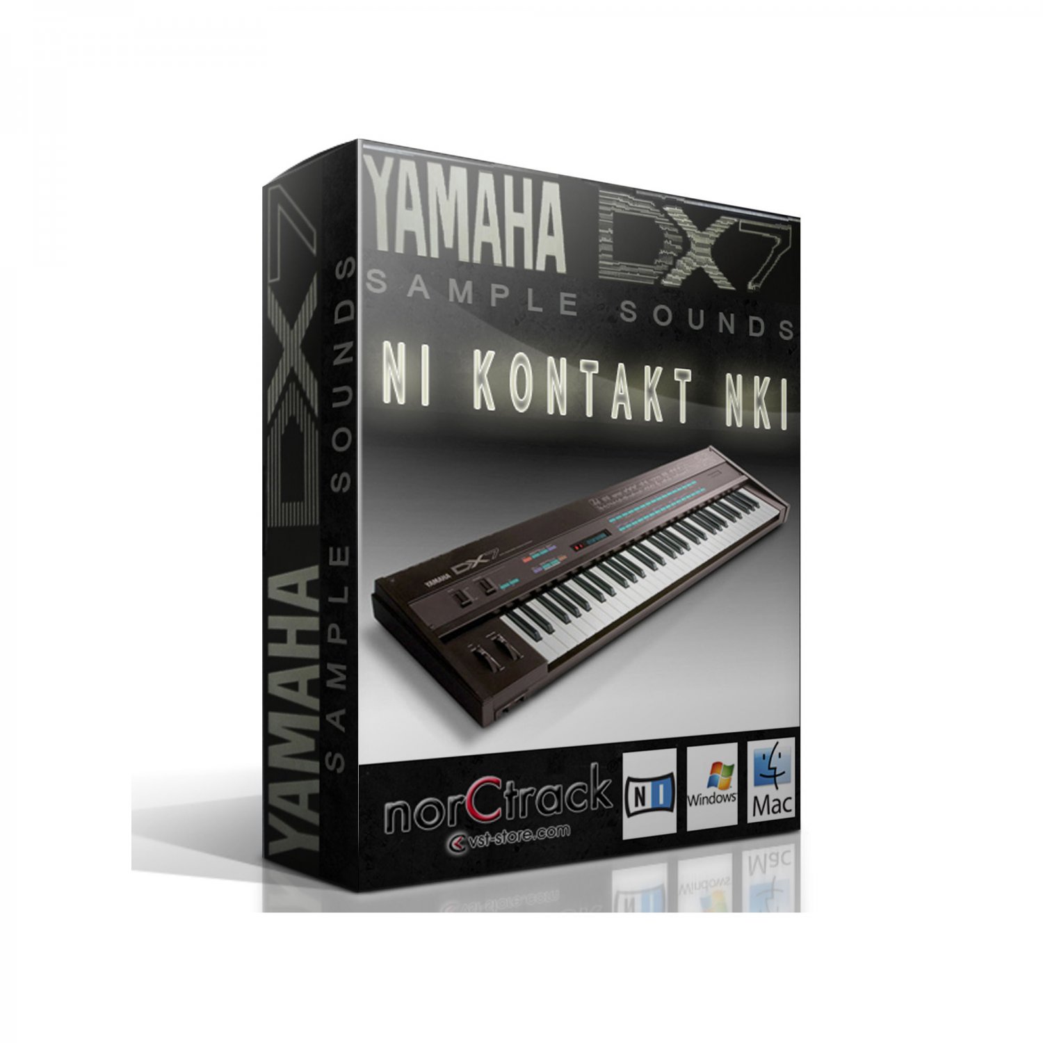 YAMAHA DX-7 synth Sample Sounds Kontakt Instrument Library dx7 NKI norCtrack fm vst