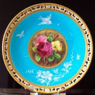 Antique Mintons Raised White Enamel Cabinet Plate attributed to Leroy, G5312