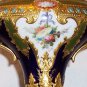 Antique Royal Crown Derby Eggshell Two Handled Urn by Desire Leroy