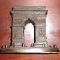 A Bronze Replica of the Arc de Triomphe with a Marble Base