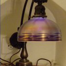 Louis Comfort Tiffany (Tiffany Studios) Bronze & Favrile Glass Counterbalance Desk Lamp, number 417