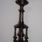 Antique George Hunzinger Black, Ebonized, and Walnut Circular Pedestal Table, ca. 1875