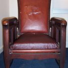 George Hunzinger Reclining Armchair with Collapsible Armrests & Footrest 1883
