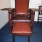 George Hunzinger Reclining Armchair with Collapsible Armrests & Footrest 1883