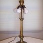 Antique Wilkinson Manufacturing Company, Brooklyn, New York Glass & Bronze Table Lamp
