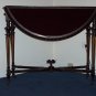 A. Cutler & Son Mechanical Swivel, Walnut Drop Leaf Victorian Parlor Table:
