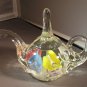 Signed Joe St. Clair Teapot Paperweight
