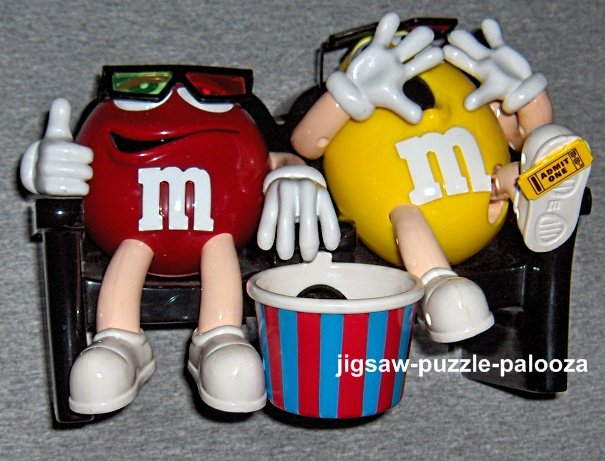 Yellow M&M Candy Movie Theatre Display-Large-ZERO scratches