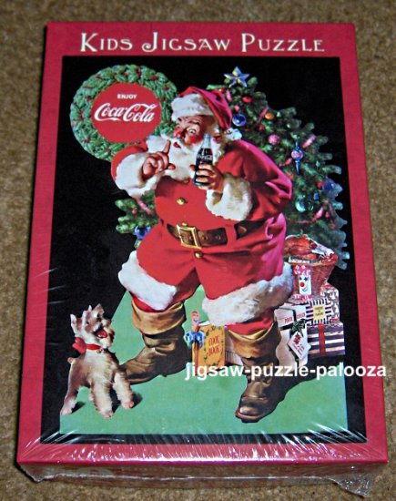 Coca Cola Santa Claus Kids 60 Piece Jigsaw Puzzle Hallmark PR2406 Sundblom 2001 SEALED