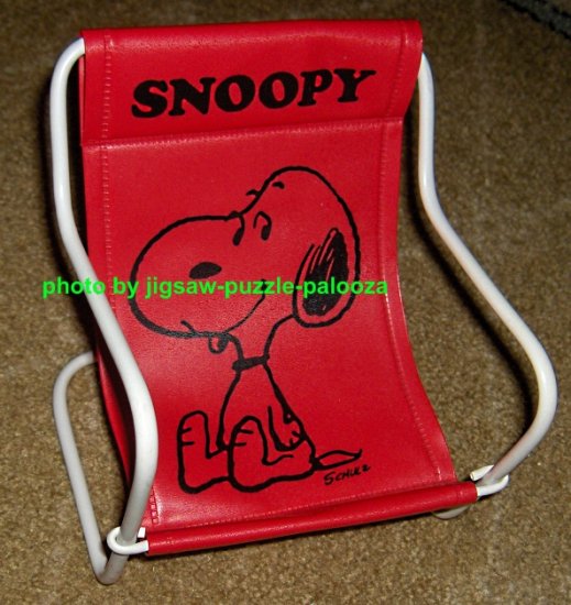 Snoopy Doll Size Wire Frame Beach Chair Lawn Director's Deck Peanuts Gang Schulz