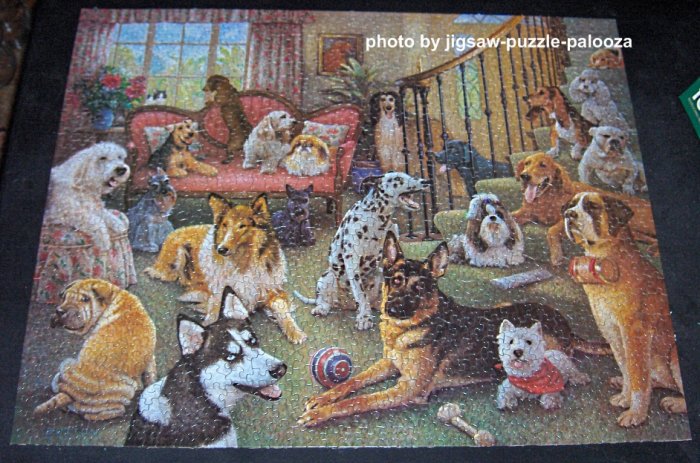 SOLD Springbok 1000 Piece Jigsaw Puzzle Dogs, Dogs, Dogs PZL6131 Breeds ...