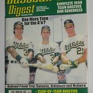 Baseball Digest Magazine - Mark McGwire Cover - April 1990 - Canseco - Bash Brothers