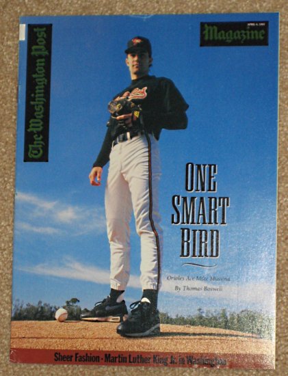 Mike Mussina Cover - The Washington Post Magazine - 1993 - Baltimore Orioles