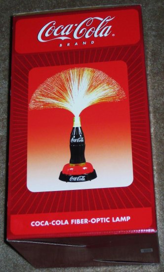 Coca Cola Fiber Optic Contour Bottle Table Desk Lamp E Novelty Coca Cola Fiber Optic Contour Bottle Table Desk Lamp E Novelty Nib New In Box
