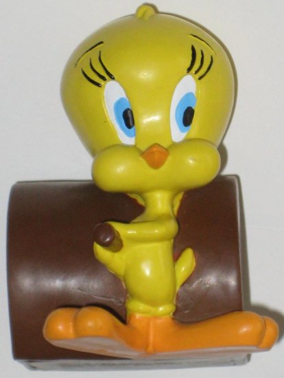 Tweety Bird Lot Looney Tunes Sylvester PVC Figure Keyring Bobblehead Koosh Pen Magnet Ornament