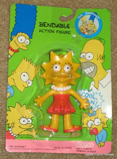 the simpsons family bendable figures set