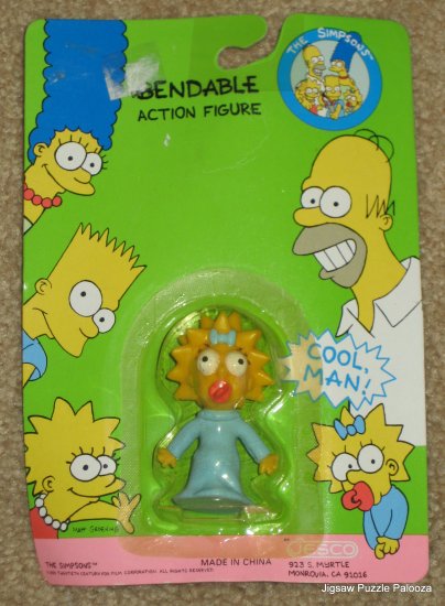 the simpsons family bendable figures set