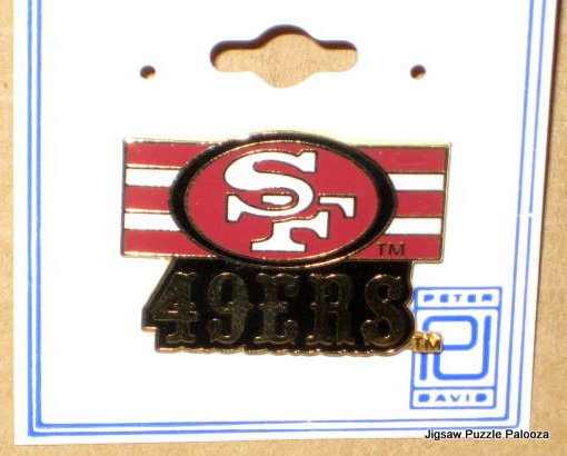 San Francisco 49ers Logo Lapel Team Pin - NFL - Peter David - Football