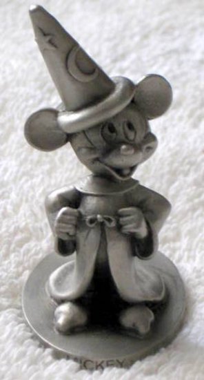 mickey mouse pewter figurines