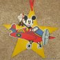 Disney Christmas Ornament Lot of 4 Mickey Minnie Mouse Donald Duck Tunnel Love Kurt Adler 1992 1998