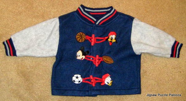 Disney 6/9 Months Spun Polyester Shirt / Pants Set - Mickey Mouse - EUC