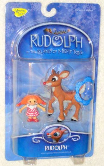 Rudolph the Island of Misfit Toys Action Figure Light-up Nose Misfit ...