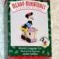 Minnie's Luggage Car - Hallmark Merry Miniatures - 3rd in the Mickey Express series - 1998
