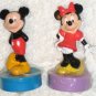 Mickey & Minnie Mouse Figure Ink Stampers / Stamps - Applause